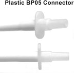5PCS Disposable Blood Pressure Cuff with BP05 Connector and Single Tube for #5 Neonate 8-15 cm, Replacement NIBP Cuff, Non-Woven Fabric BP Cuff