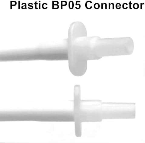 5PCS Disposable Blood Pressure Cuff with BP05 Connector and Single Tube for #5 Neonate 8-15 cm, Replacement NIBP Cuff, Non-Woven Fabric BP Cuff