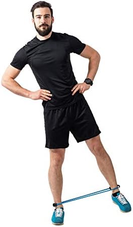 CanDo 10-5765 Exercise Tubing with Cuff Exerciser, 35", Black-X-Heavy