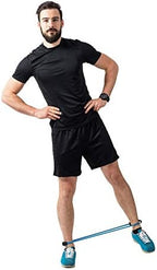 CanDo 10-5765 Exercise Tubing with Cuff Exerciser, 35", Black-X-Heavy