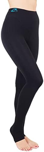 CzSalus Lipedema Lymphedema, POTS Support high Compression Leggins (K2=25-30 mmHg) - (Black, L)
