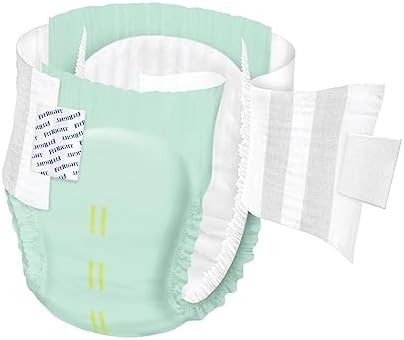 FitRight Stretch Ultra Adult Briefs, Incontinence Diapers with Tabs, Heavy Absorbency, Large/XL/2XL, 51 to 70", 20 Count (Pack of 4)