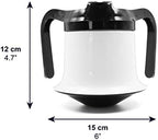 KMINA Adult Sippy Cup for Elderly Spill Proof, Two Handled Mug with Lid, Drinking with Spout, Dishwasher Safe, Parkinsons and Disabled Patients