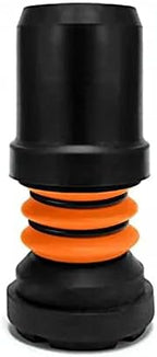 Flexyfoot Shock Absorbing Crutch Ferrule - Black - 16mm