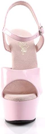 Pleaser Women's Kiss-209 Ankle-Strap Sandal