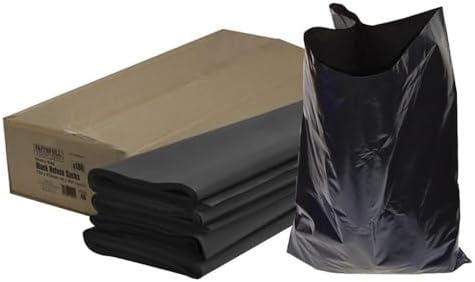 Faithfull BAGREF100 Heavy-Duty Black Refuse Sacks (Pack 100), Multi-Colour, 1