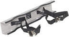 Vestil CB-W-2S Wall Mounted Bracket for 2 Cylinders, Steel,Silver
