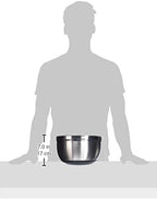 Winco 8 Quart Heavy-Duty Stainless Steel Mixing Bowl with Non-Slip Base