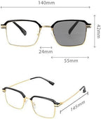 Smart Zoom Reading Glasses Distance&near Progressive Multi-focus, Auto Focus Glasses Self Adjusting for Men Women