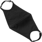 Black Cloth Face Mask 3 Pack,Washable, Reusable and Breathable Face Covering with Nose Wire and Adjustable Ear Protection Loops for Adult & Teens