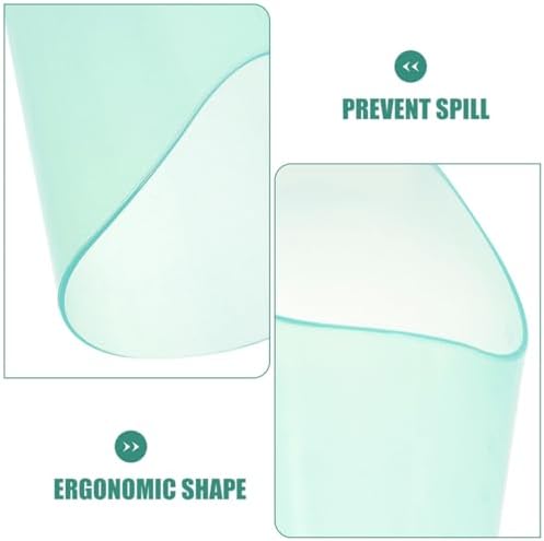 Elderly Care Drinking Cup 2pcs 250ml Anti-spill Beaker with Slanted Spout for Bedridden Patients Disability Drinking Aid Spill Proof Plastic Cups for Seniors
