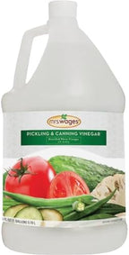 Mrs. Wages Pickling & Canning Vinegar, Well-Balanced Vinegar, Great Tasting, Versatile for Canning & Cooking, Easy Storage, (1 Gallon Jug)