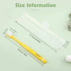 6pcs Travel Toothbrush Set, Extra Soft Toothbrushes for Adults Gentle Portable Manual Toothbrush with Individual Travel Case Deep Cleaning Flossing Toothbrushes for Sensitive Teeth(Multicolor)