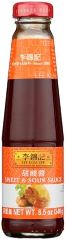 Lee Kum Kee Sweet & Sour Sauce, No Preservatives, Fat Free, 8.5 Ounces (Pack Of 12)