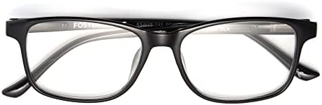 Foster Grant Unisex Payton Anti-fog Blue Light Readers Rectangular Reading Glasses
