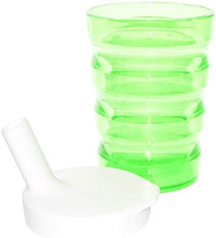 Rehabilitation Advantage Long Spout Feeding Cup Green