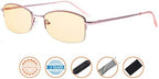 CessBlu UV Blue Light Filter Glasses Bendable Bridge Computer Eyeglasses Women Reading