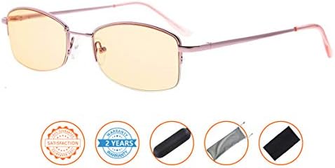 CessBlu UV Blue Light Filter Glasses Bendable Bridge Computer Eyeglasses Women Reading