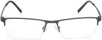 Half Frame Photochromism Gray Reading Glasses +2.75 Titanium Alloy Transition Readers Eyeglasses