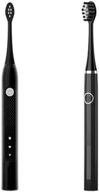 Replacement Toothbrush Heads Compatible with Gleem Electric Toothbrush, W Shape Design Planted with Nylon Bristle (Black)