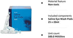 Reliance Medical 901 Sterile Saline Eyewash 20 mL Ampoules, Plastic (Pack of 25)