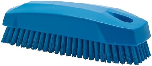 Vikan 64403 Brush,Nail,Stiff,PP/PBT,Blue