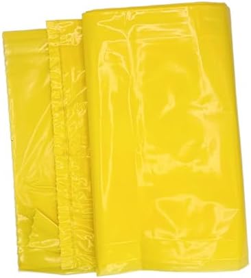 USA-Made Colorful Trash Bags in Variety of Sizes and Colors (10, YELLOW 14 GALLONS)