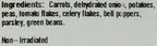 Frontier Deluxe Vegetable Soup, 1-Pound, Mixed Dried Vegetables For Soup, Stew, Stir Fry, Onion, Carrots, Peas & Potatoes