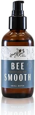 Honeycomb's BeeSmooth Oil- Pre/Post Wax Oil, Removes Wax Residue After Hair Removal, Essential Pre/Post-Treatment for Effective Waxing, 4 oz, BeeSmooth (4 oz)