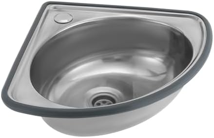 Stainless Steel Basin,Small Sink for Kitchen，Modern Single Bowl Sink for Kitchen and Bathroom,Anti-Rust Design, Compact Size (12.2x9.84x5.2 Inches), Easy to Clean, Includes Drain Pipe & Accessories