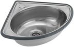 Stainless Steel Basin,Small Sink for Kitchen，Modern Single Bowl Sink for Kitchen and Bathroom,Anti-Rust Design, Compact Size (12.2x9.84x5.2 Inches), Easy to Clean, Includes Drain Pipe & Accessories