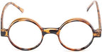 The Wizard, Nerd Style Round Reading Glasses, Totally Round Readers, Black and Brown Tortoise