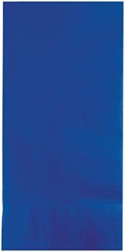 Creative Converting 100-Count 2-ply paper dinner napkins in cobalt blue