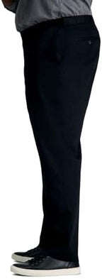 Haggar Men's Premium No Iron Khaki Classic Fit Flat Front Casual Pant (Regular and Big & Tall Sizes)