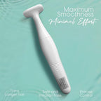 Cleancut T-Shape Personal Shaver for Men and Women, Pubic Hair Trimmer for Intimate Areas, Cordless, Designed for Full Body Grooming – Made in Japan