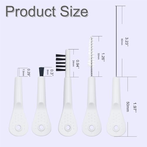 5pieces Hearing Aid Cleaning Brush Kit for Earbuds/Headphones, Multi-Functional Cleaner Kit Brushes Tools Ideal Gift