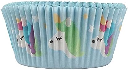 Unicorn & Rainbow FOIL LINED Cake Cases - 24 pack