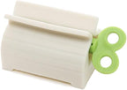 2-Pack Plastic Toothpaste Tube Squeezer - Rolling Tube Squeezer Tool, Toothpaste Roller Squeezer for Toothpaste Cream Lotion, Exprimidor De Pasta Dental Household Essentials (Green)