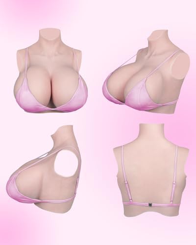 Silicone Breastplate Airbag Cotton Breast Forms Huge Fake Boobs S Cup Z Cup for Cosplay Transgender Crossdresser