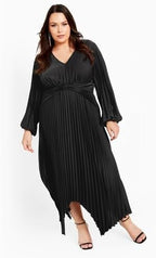 Avenue Women's Plus Size Eve Pleat Dress