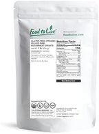 Food to Live - Gluten Free Organic Buckwheat Groats, 1 Pound – Hulled Raw Non-GMO Whole Grain. Quick-Cooking. Perfect for Kasha, Grechka and Cereals