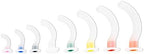 LINE2design Guedel Oral Airway Kit - Multi-Color Disposable Tube for First Aid Nasal Airway Kit - EMT Supplies Trauma Airways Latex-Free Color Coded.