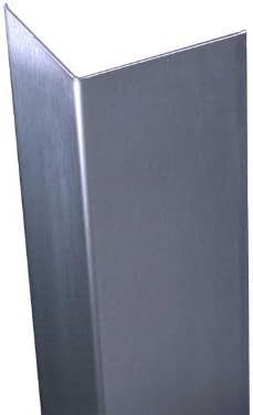 Stainless Corner Guard, 2" x 2" x 48", Holes