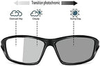 with Full lens Readers Wrap Around Sport Magnifying Safety Reading Glasses photochromic Goggles with Readers for Men