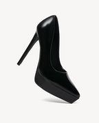 NEWBELLA Women's Platform Pumps Stiletto Heels Pointed Toe Slip On Dress Shoes-High Heels for Wedding, Party