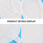 Healifty Washable Menstrual Pads 3-Pack Reusable Cotton Cloth Sanitary Napkins with Button Snap Comfortable Breathable Period Pads for Travel and Daily Use