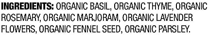 Aplenty, Organic Herbes de Provence Seasoning Blend, 0.65 Oz