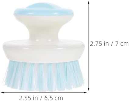 Zerodeko 2pcs Kitchen Dishwashing Brush with Handle, Mini Pot and Pan Scrub Brush, Plastic Bristles for Oil and Stain Removal, Household Cleaning Tool for Sink and Cookware