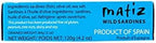 Matiz Sardines in Olive Oil, 4.2 Ounce Can (Pack of 5) Spanish Gourmet Wild Caught Natural Fish for Tapas, Snacks, or Meals, Protein Rich, Sealed Freshness
