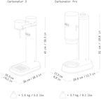 aarke - Carbonator III Premium Carbonator-Sparkling & Seltzer Water Maker-Soda Maker with PET Bottle (Stainless Steel)